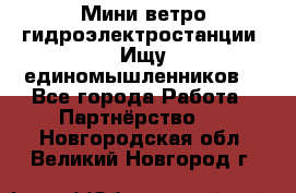 Мини ветро-гидроэлектростанции. Ищу единомышленников. - Все города Работа » Партнёрство   . Новгородская обл.,Великий Новгород г.